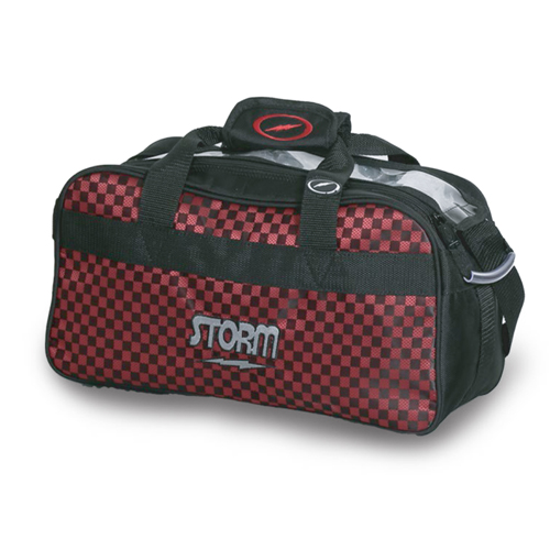 Storm 2 Ball Tote (Black/Red Checkered)